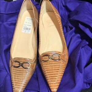 Joan & David Tan Textured Heels
